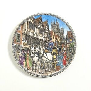 Sue Scullard Art Coaching Inns The Brown Hare 1995 Collectible Plate